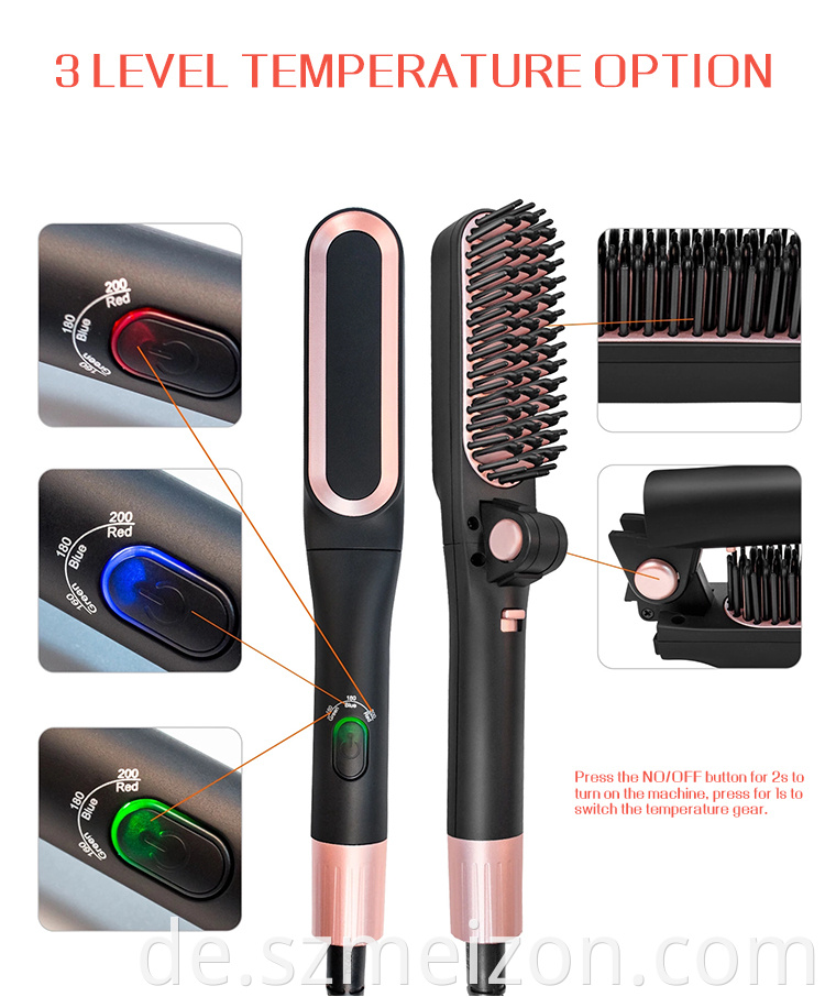 hair straightener brush for afro hair